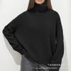 2026 autumn and winter hot sale turtleneck loose knitted top sweater women's clothing European and American spot, multi-color 066