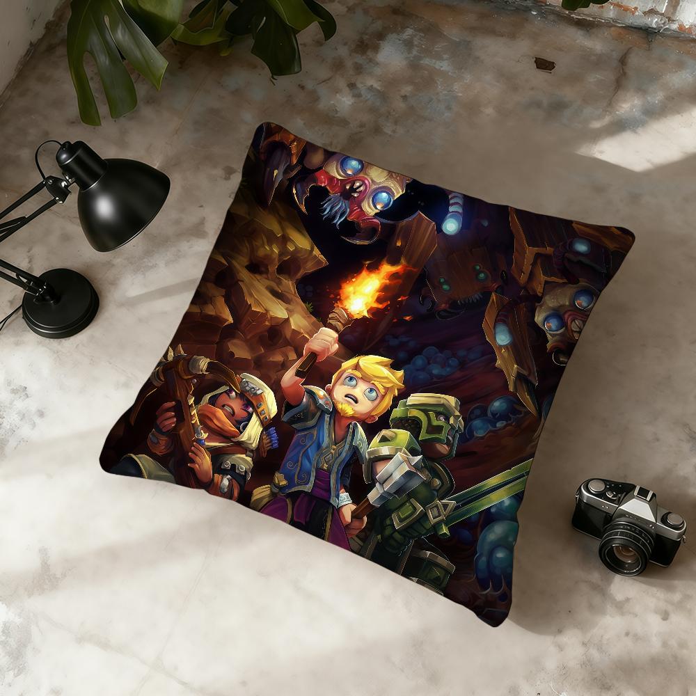 H-Hytale Game cushion cover Home Office Convenient Nordic Simplicity Hit With Zipper Cushion Cover 30cmx30cm