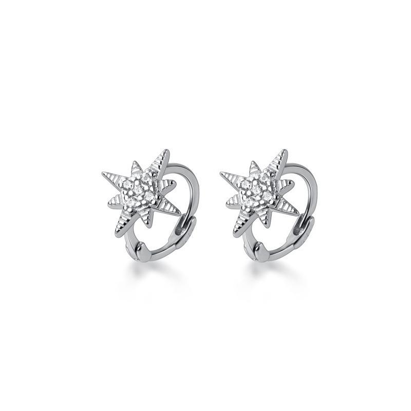 

Серьги-гвоздики Cold Wind Star Earrings Ins Wind Advanced Sense Rice Word Star Ear Buckle