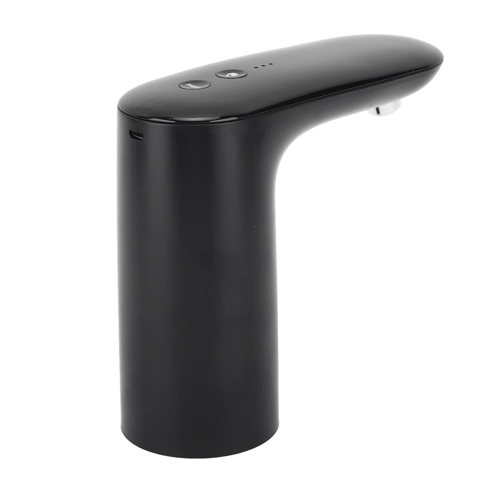 Electric Water Bottle Pump Portable Cordless Automatic Water Dispenser for Home Camping Black