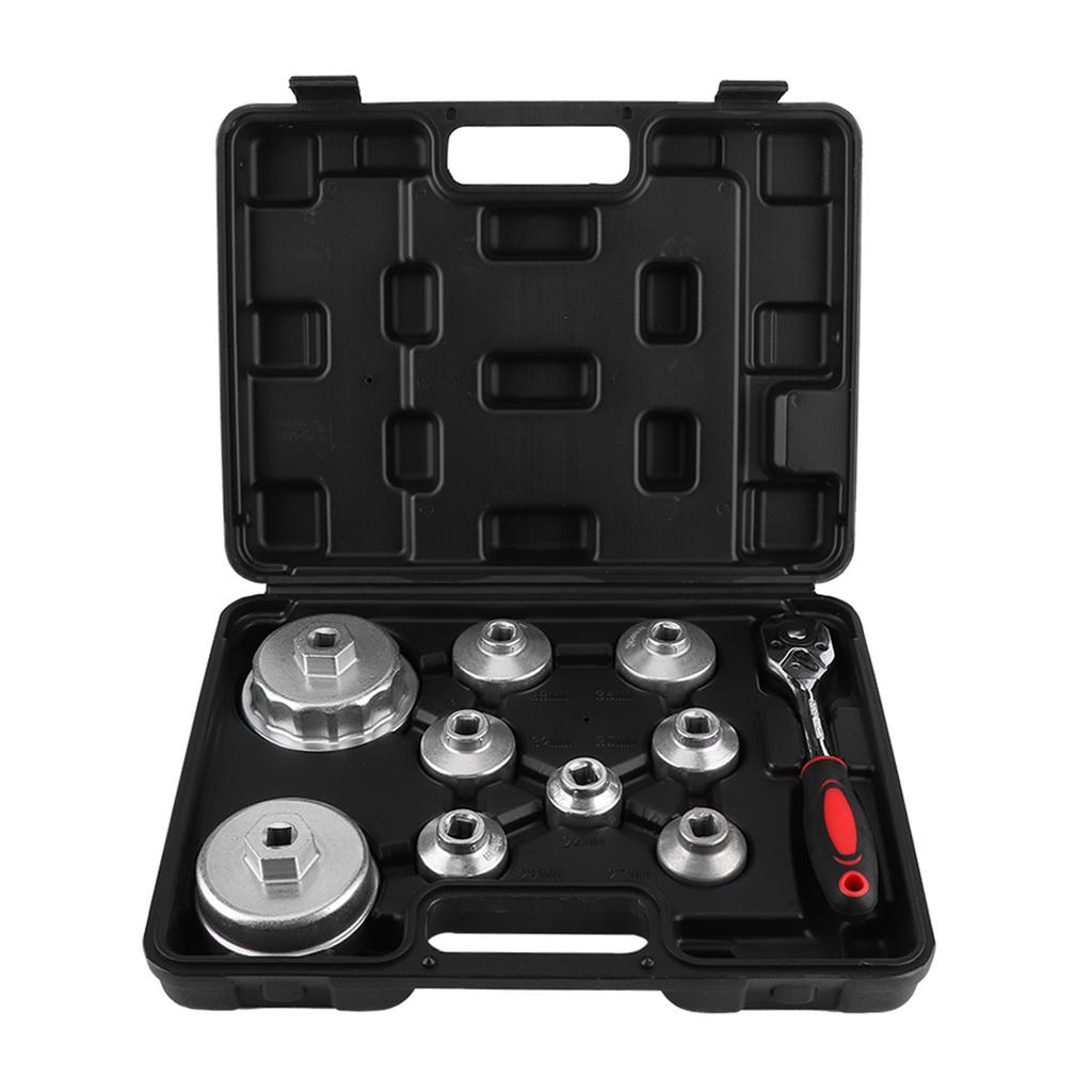 10PcsSet Universal Oil Filter Wrench Cap Socket Remover