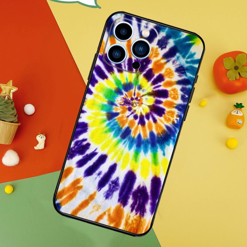 Tie Dye Trippy Phone Case For iPhone 17 Pro Max 16 15 13 12 11 14 Pro Max Plus 12 13 Mini 16e 17 Air Cover