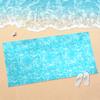 Color Blocking Diagonal Stripe Splicing Beach Towel, Ultra-fine Fiber Absorbent Bath Towel, Swimming Pool Special Large Towel