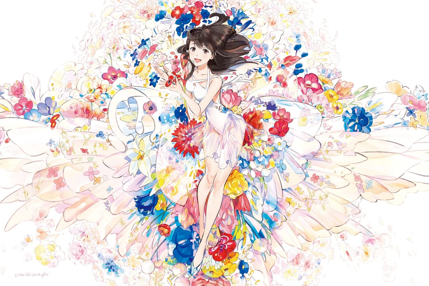 

Epoch Jigsaw Islands and Thousand x 75 Includes and Score Ticket 1000-Piece Puzzle, Illustration/Art, Umijima Senbon (Sea Flowers) (50 cm), 11-600s,
