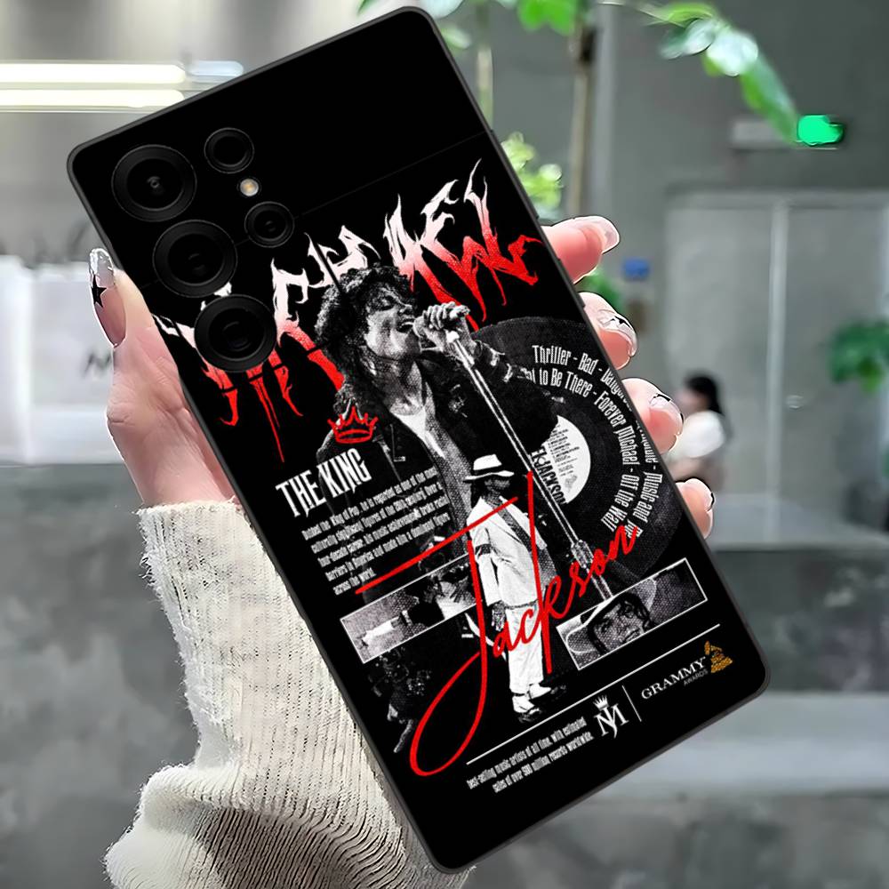 Pop Singer Michael Jackson Phone Case For Samsung S 24 Fe 25 Ultra Plus 20 Lite 21 30 22 23 24 22 Ultra 5G Fundas