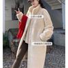 Fashion winter new stand-up collar thickened long imitation mink velvet coat fur coat women