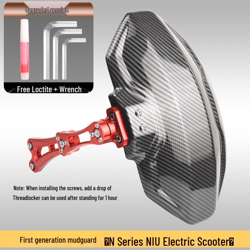Garde-boue arrière en fibre de carbone Ninebot N1S pour scooters électriques U+ et UQi