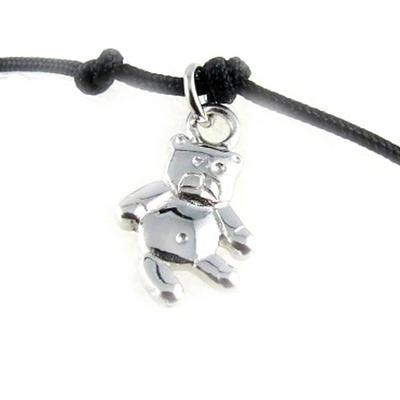 [K9584] - Silberarmband 'Bär' versilbert