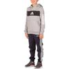 adidas Sweatshirt Hooded Fleece Training Sweatshirt With Letter Print Gray Teenagers ED6500