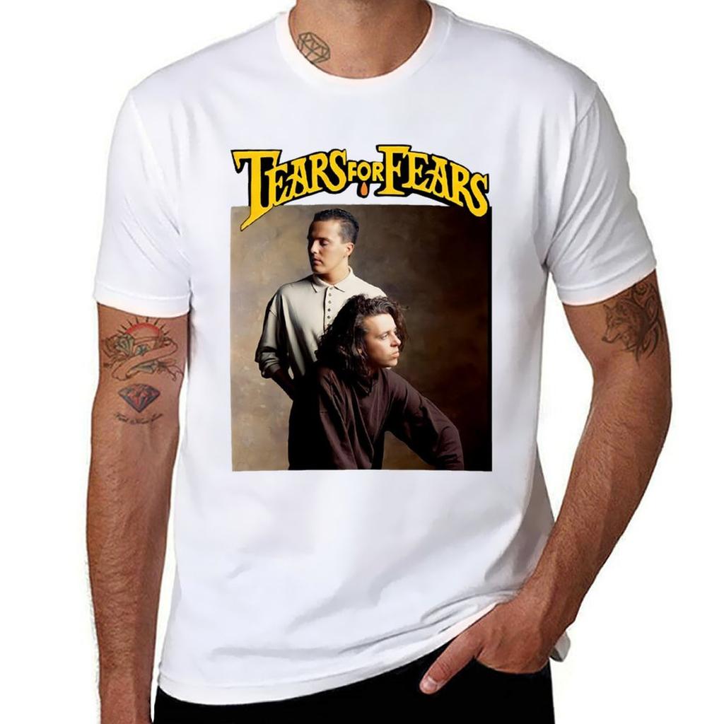 Téárs Fór Féárs T-Shirt T Shirt Men 100% Cotton Luxury Brand Man T Shirts for Men Casual Funny T Shirts Dark Humor T-Shirt