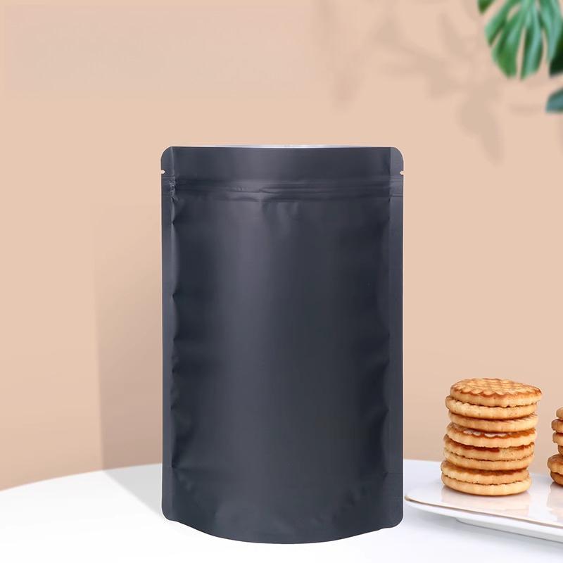 Aluminum Foil Self-supporting Self Sealing Bag, Colored Light Proof and Moisture-proof Packaging Bag, Used for Fish Bait/tea Powder/food Seasoning