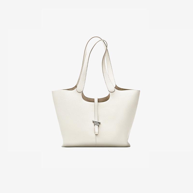 New Shoulder Bag Tote Bag Large Capacity Commuter Handbag Cowhide Women's Bag