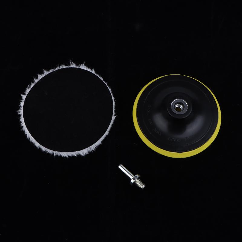 5/7Pcs 3/4/5/6/7 Inches Soft And Reusable Polishing Pads Car Buffing Wool Wheel Mop Kits For Car Polisher Drill Accessories