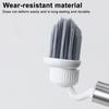 Crevice Brush with Extended Handle Universal Rotation Design V-Shaped Dense Bristles Stubborn Stain Remover Brush