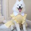 Pet cute big dog clothes princess lace skirt teddy cat dog princess skirt spring summer shirt