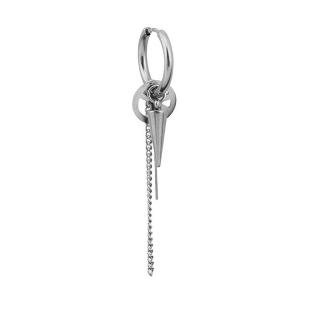 Buy Chain Hoop Earrings Cross Drop 