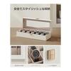 SONGMICS Watch Case, 6 Pieces, PU Watch Storage, Collection Case, with Transparent Window, Watch Box, Accessory Storage, Stylish, Father's Day Gift,