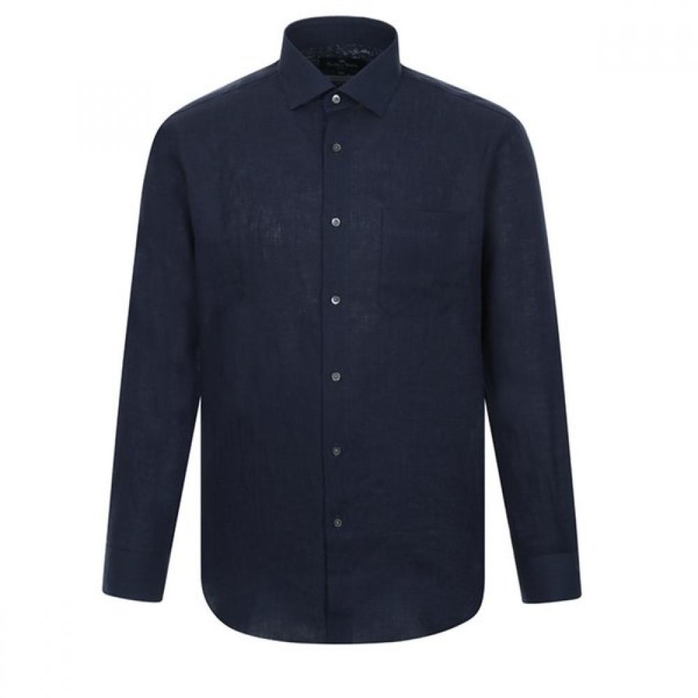 Countess Mara Regular Fit Long Sleeve Imported Kankurini 100 Linen Shirt Cds2c41013n0 095