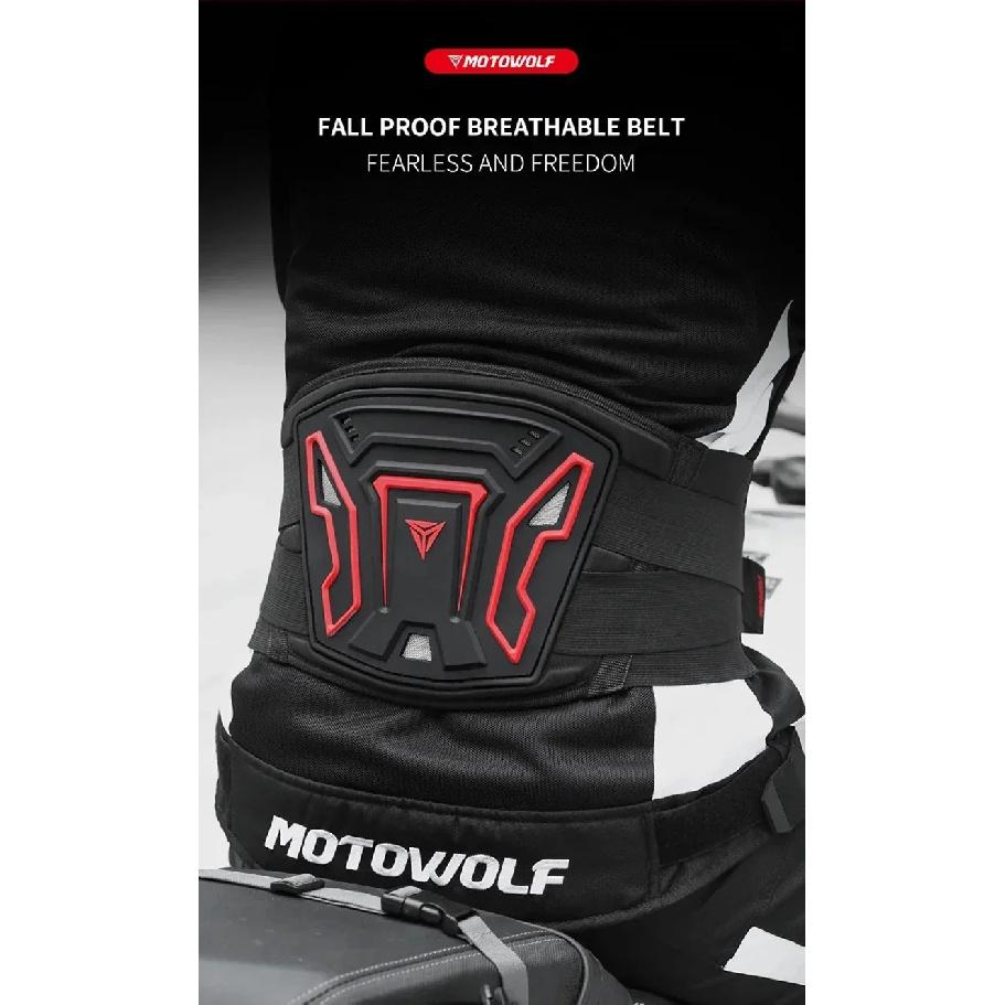 Motowolf Motocykl terenowy Oddychające stroje motocyklowe Pasek w talii Przedmioty dla unisex Ochraniacz pleców Akcesorium Moto Biker Ochraniacz rowerowy