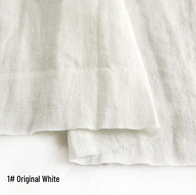 High-Quality Sand Washed Linen-Cotton Fabric for Summer Dresses & Pants