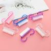 2PCS Nail Brushes 4 Colors Nail Art Manicure Pedicure Soft Remove Dust Powder Cleaning Brush Tools Transparent Horn Brushes