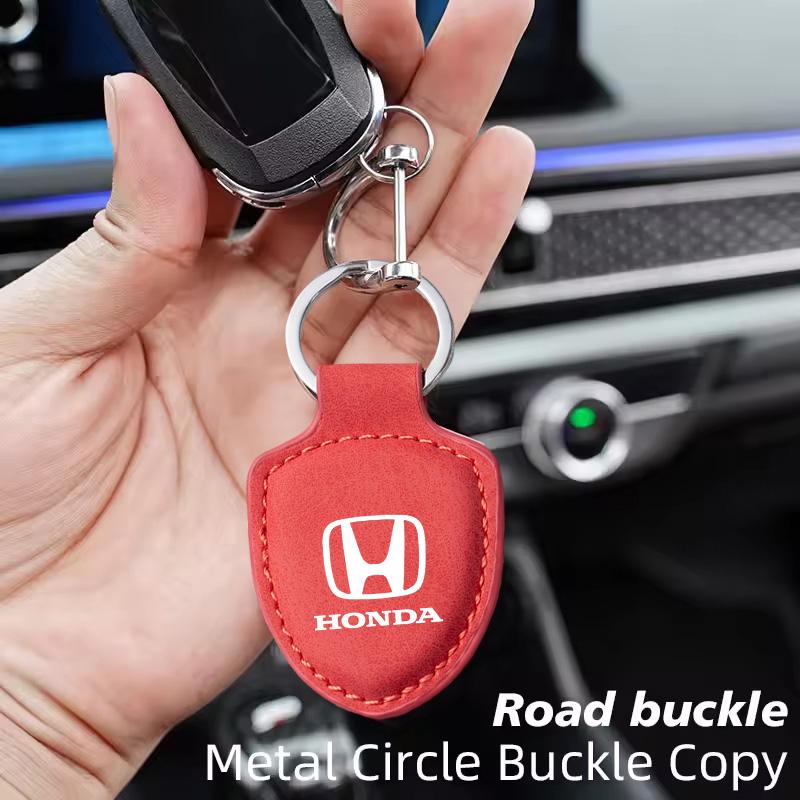 Car Keychain Holder KeyRing Protection Decoration For Honda Civic FIT Accord Prelude CRV 5th City CRZ CRX Jazz HRV Pilot Odyssey XD9
