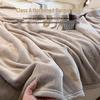 Super Soft Four-Season Flannel Air Conditioning Blanket - Thin, Warm, Velvet Nap & Leg Cover
