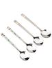 304 Stainless Steel Children's Long Handle Soup & Teaspoon, Korean Style