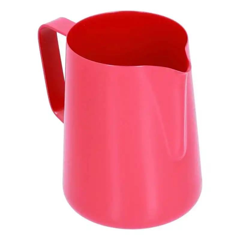 400ml Stainless Steel Milk Coffee Jar Frothing Pitcher Milk Coffee Frothing Jug with Pointed Spout for Kitchen Coffee Supplies