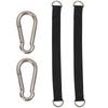 Schwingaufhänger Hängematte Baumgurt Strapazierfähiges Aufhängeset mit Karabiner für Sandsack Boxsack Outdoor Fitnessstudio Fitness Aufhängung