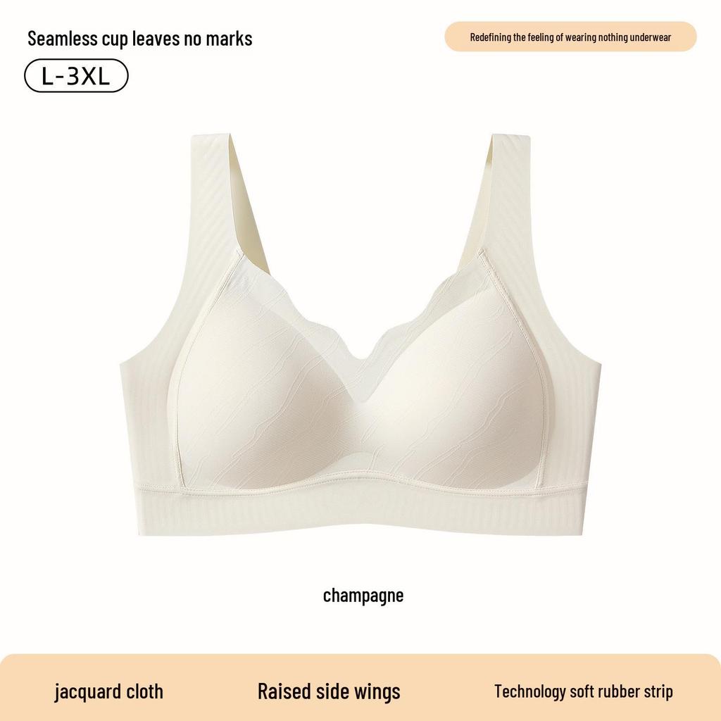 Seamless Anti-Gravity Plus Size Wire-Free Support Bra