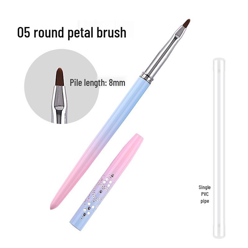 Nail Art Pen Set: 15-Piece Liner Gel Polish & Carving Blooming Brushes