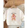 European Sizes A Brightly Colored Print Pattern, a Comfortable And Skin-Friendly Round-Neck Sweatshirt for Baby Kids, Perfect for Everyday Wear