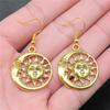 53 styles Inspired Jewellery Fashion Women Gifts Vintage Moon Sun Star Dangle Drop Earrings For Women Statement Wiccan Jewelry
