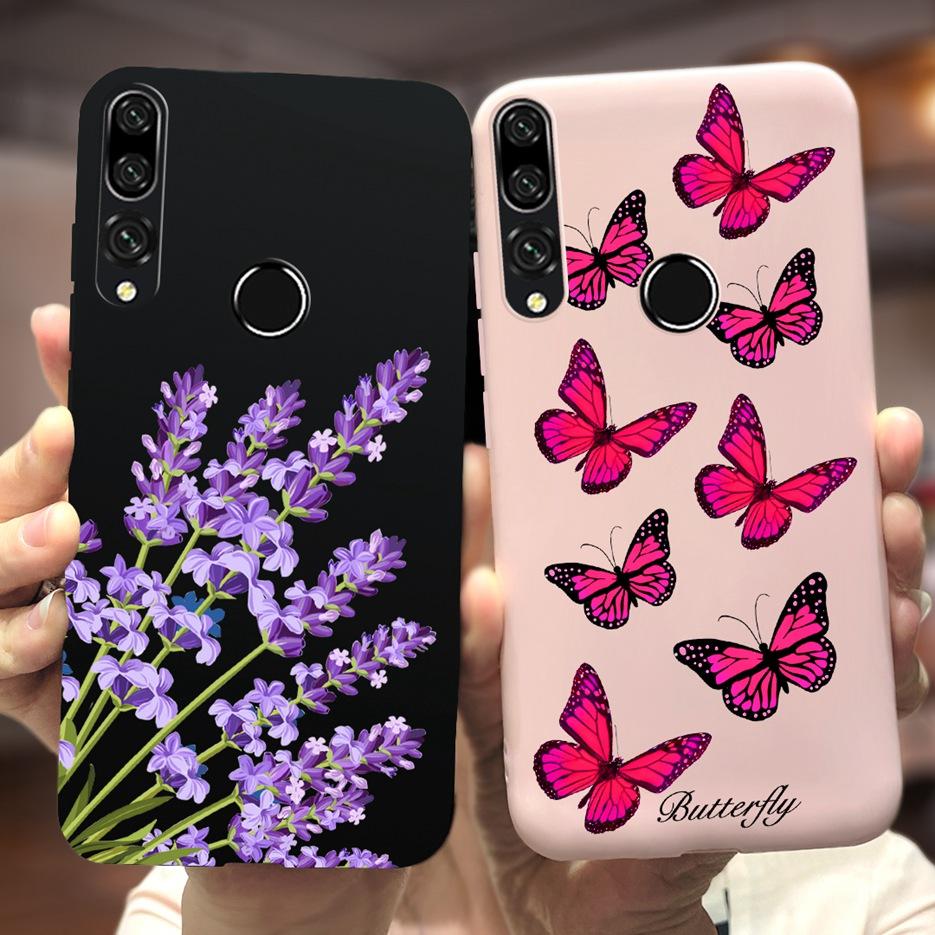 For Huawei Y9 Prime 2019 Case STK-L21 Stylish Flower Cartoon Phone Cover For Huawei Y9 Y 9 Prime 2019 Cases Fundas Coque Bumper