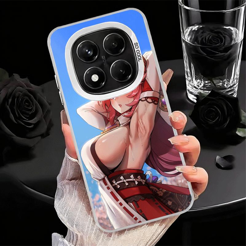 Genshin Impact Yae Miko Soft Phone Case for Xiaomi Redmi Note 13 14 15 Pro Plus 12S 12 11S 11 11T 10S 10 Shockproof Cover Back S