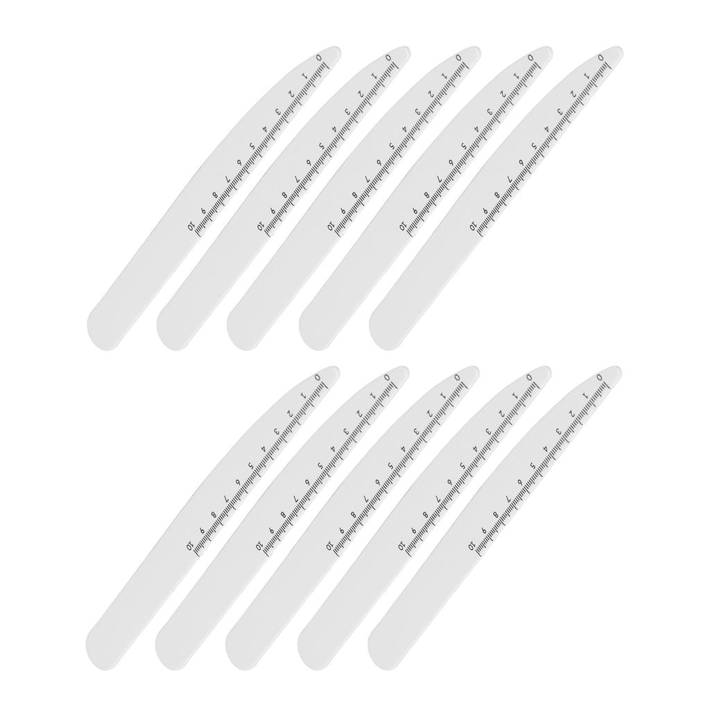 10pcs Nail Buffering File Professional Home Salon Washable Reusable Double Sided Nail File with