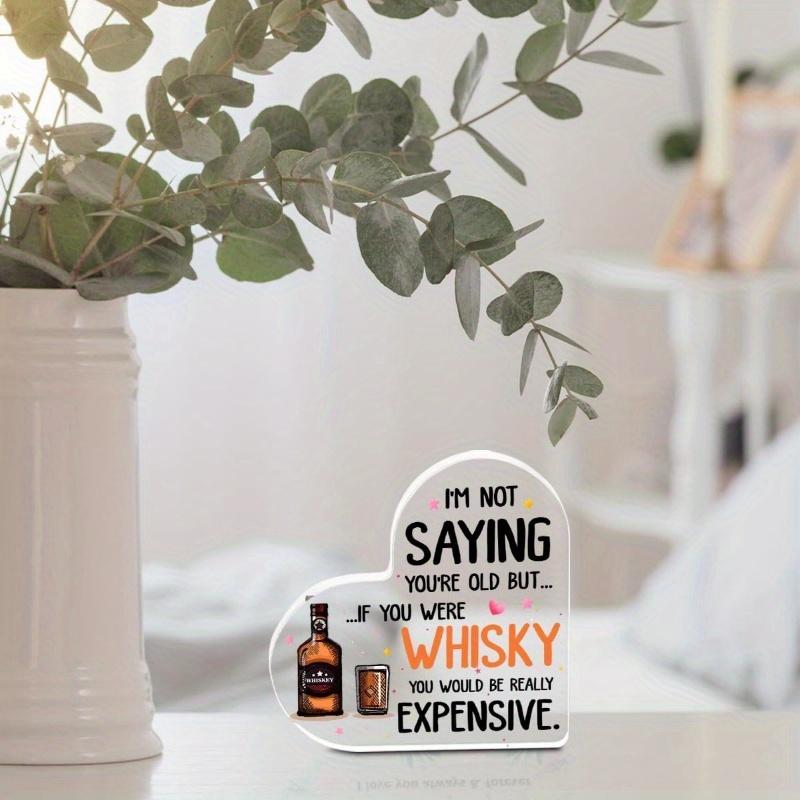 Whisky Humor Heart - Birthday Keepsake for Men with Photography Utility