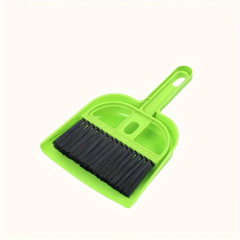Portable Handheld Cleaning Brush Set with Dustpan for Pet Supplies, Hard Bristle Sweeper Desktop Cleaner