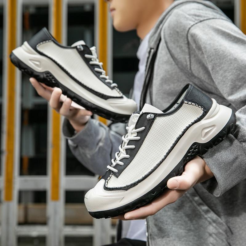 

Wear-resistant Sports Running Shoes for Men Breathable Mesh Sports and Leisure Shoes for Men Outdoor Travel Shoes for Men 44 чёрный