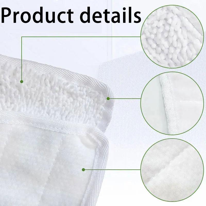 For Vileda Steam XXL/PlusXXL Washable Replacement Reusable Deep Cleaning Pads Microfibre Cloths Steam Cleaner Accessories Parts