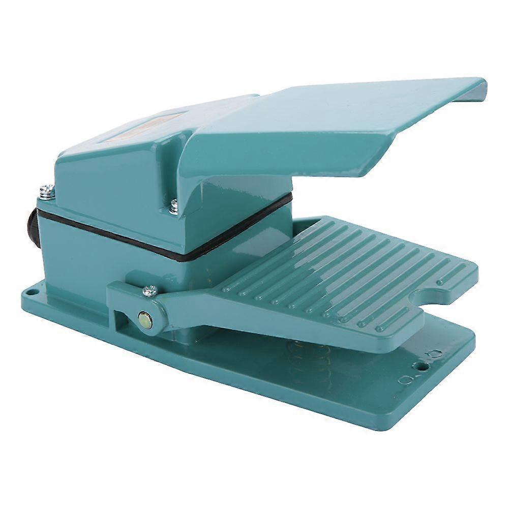 TFS-302 Momentary Electric Foot Pedal Switch, Non-slip Aluminum Shell, AC 250V, 15A