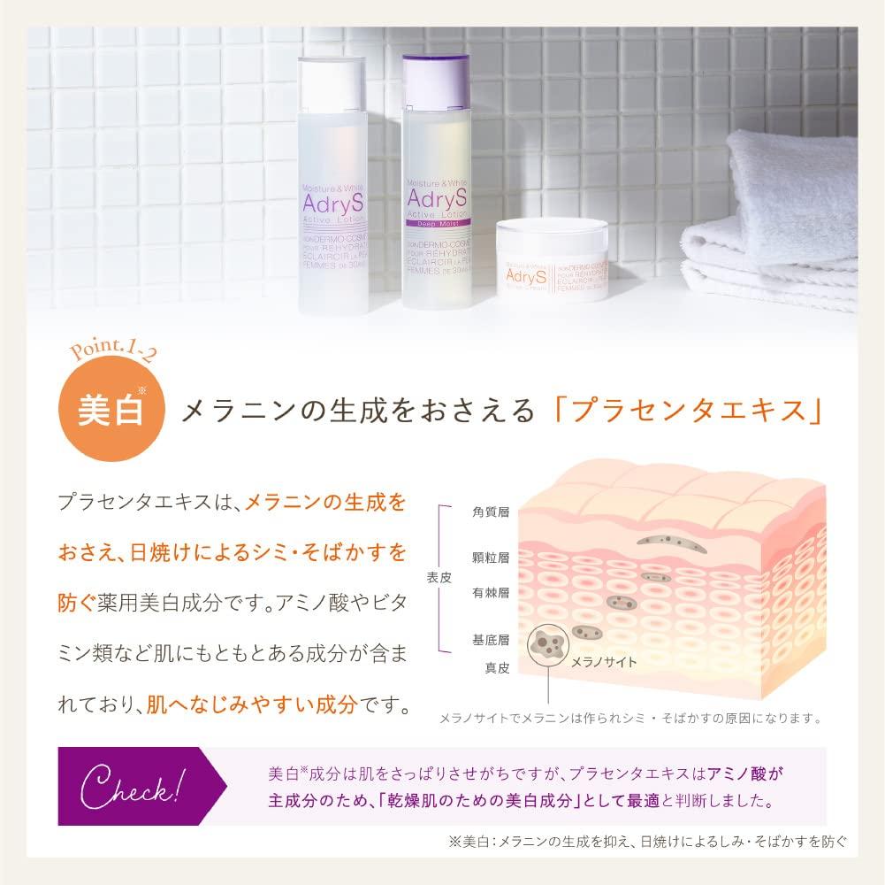 Taisho Pharmaceutical AdryS Active Lotion Deep Moist Toner Dry Care 120mL Quasi-drug