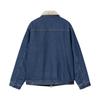 Carhartt WIP Zip Collar Denim Work Jacket Men Jacket Blue I033765-2JR-06