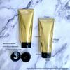 200 ml/200 g Duża pojemność Błyszcząca Złota Aluminiowo-Plastikowa Tubka do Oczyszczania Twarzy i Opakowań Kosmetycznych Peeling.