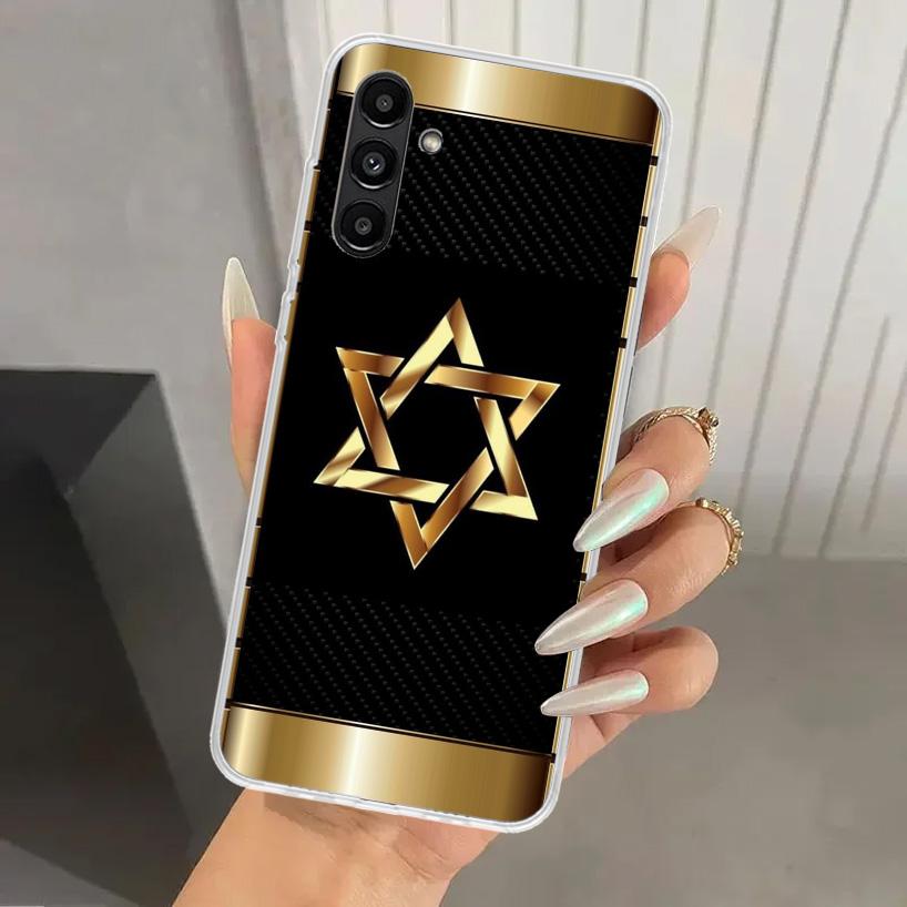 David Jewish Star Symbol Phone Case for Samsung Galaxy A17 A16 A37 A26 A36 A57 A56 A15 A25 A35 A55 A14 A24 A34 A54 A13 A23 A33 A