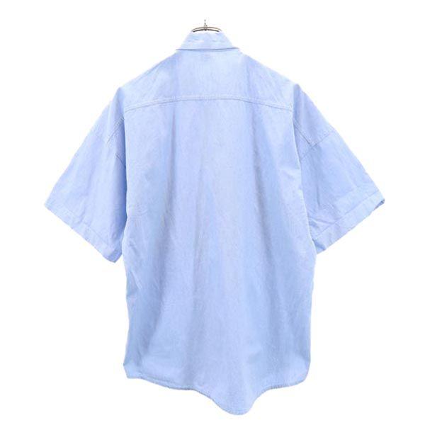 Vintage 60s 70s Short Sleeve Chambray Shirt L Men's Used