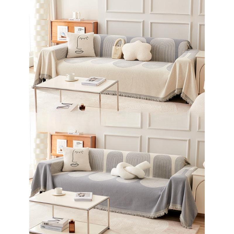 Sofa Cover Cloth Sofa Cushion Towel Cat Scratch-proof Universal Anti-sliding Blanket for Four Seasons