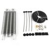 Universal 2Row 4Row 6Row 8Row 10Row Oil Cooler Kit Aluminum Remote Transmission Engine Cooler Auto-Manual Radiator Converter Kit