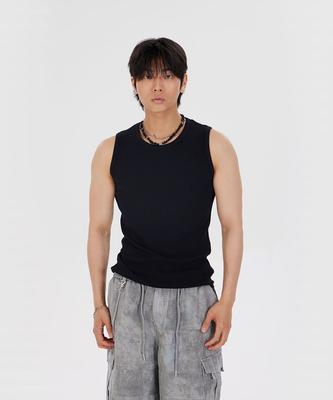MAKEITTO Basic Sleeveless Top_Black